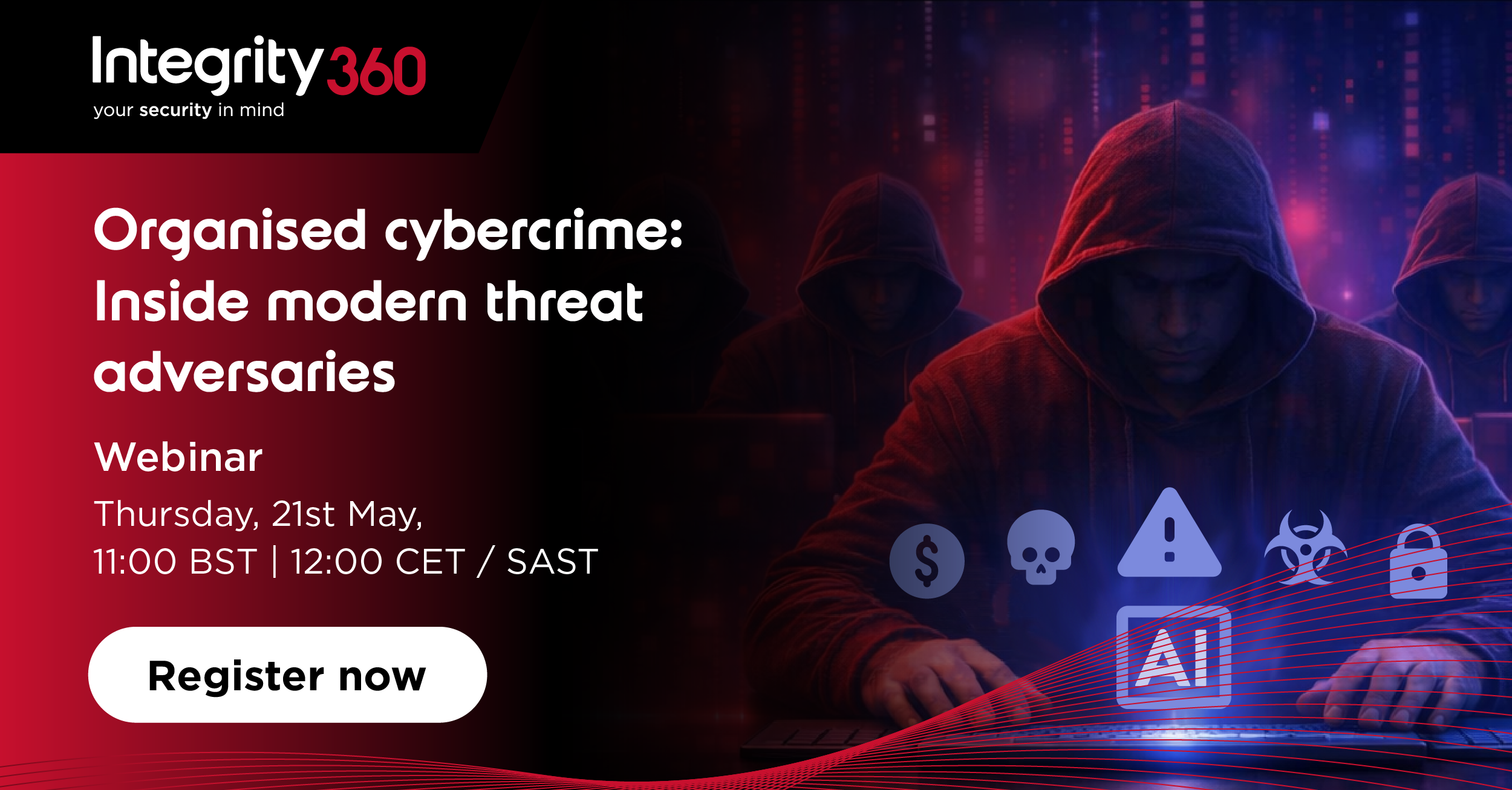 Organised cybercrime - Webnair May26 - Socials_Register with artwork